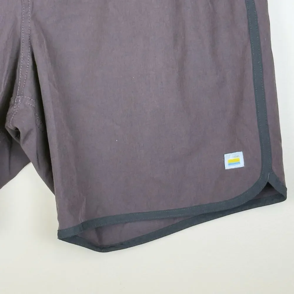 Vuori Brown Hybrid Shorts Swim Gym Outdoor Activewear Performance Men’s Size S